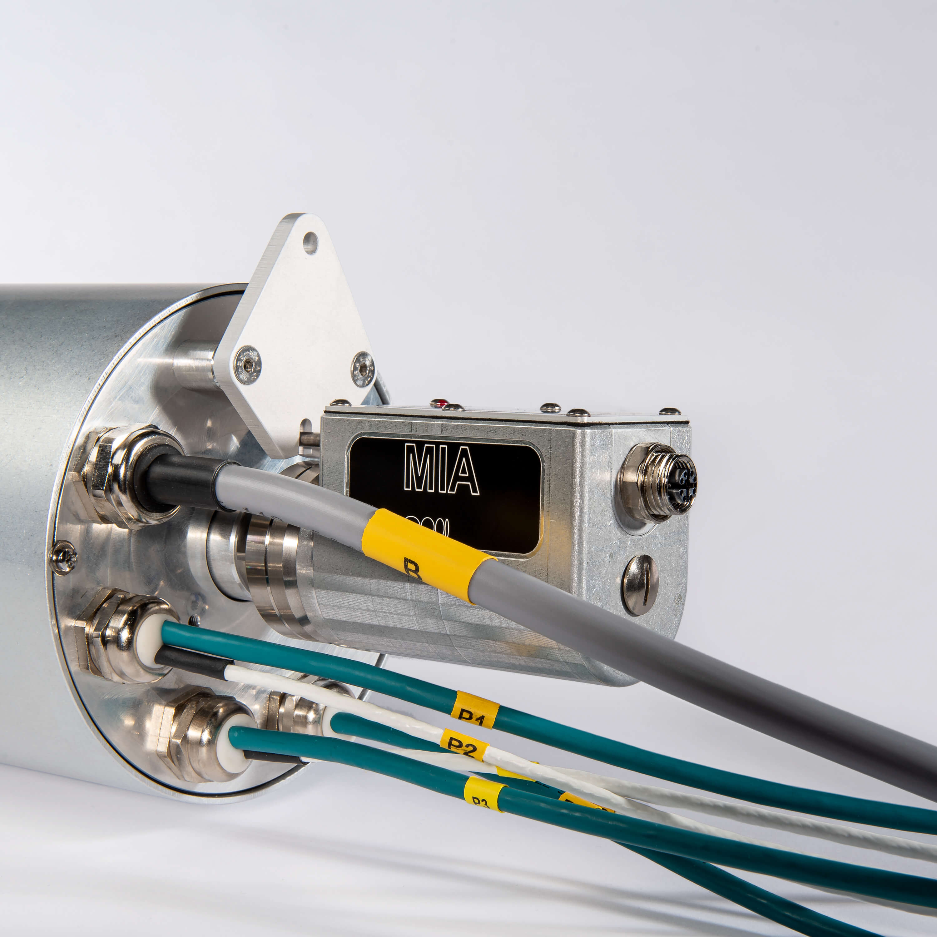 Schleifring 4x Leistung (400 V / 18 A) Gigabit-Ethernet Drehdurchführung für Medien (4-Kanal) · 152 | 7KM000152
